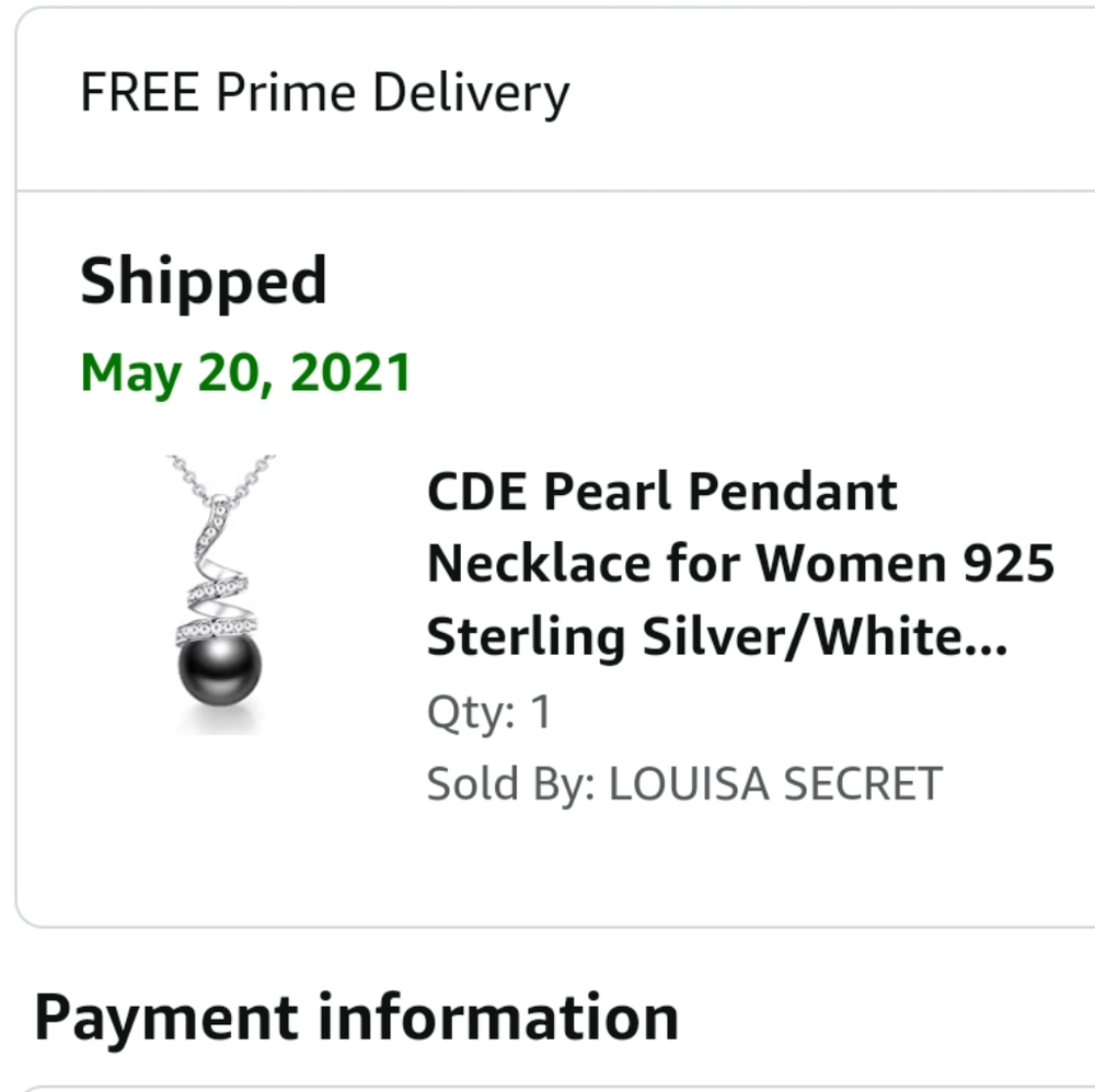 Pearl Pendant Necklace